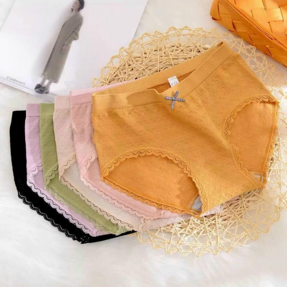 Quần Lót Nữ Co Dãn 4 Chiều Viền Ren Gợi Cảm Mã 3918
