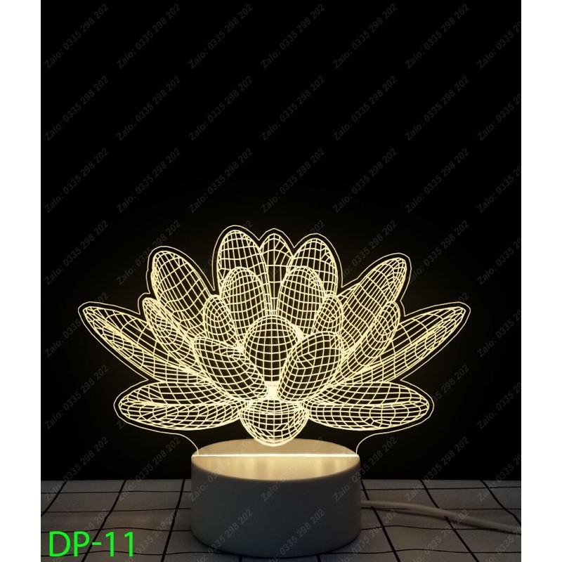 Đèn ngủ 3D bộ sưu tập phật giáo