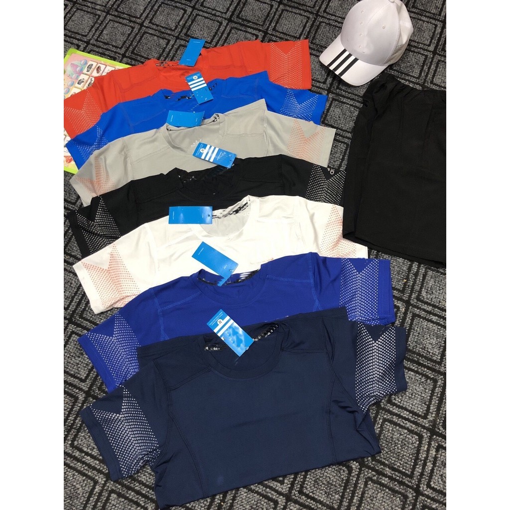 Áo thun nam, áo cổ tròn chất thun lạnh thể thao, In tay cao cấp phom 45-75kg, kynnshop