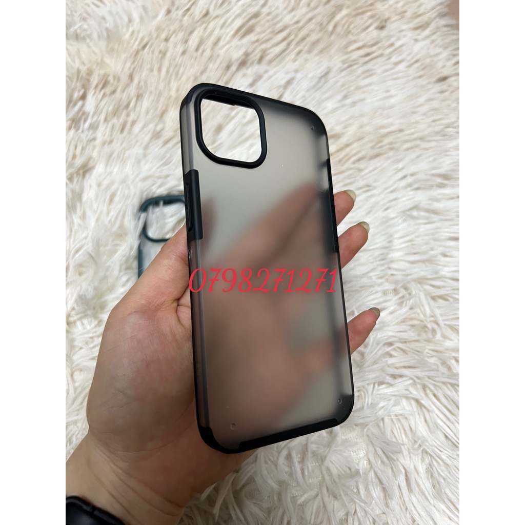 🌟CHÍNH HÃNG 🌟Ốp X&M lưng cứng nhám viền dẻo màu chống ố chống bám vân cho iphone 11 12 13 PRO MAX