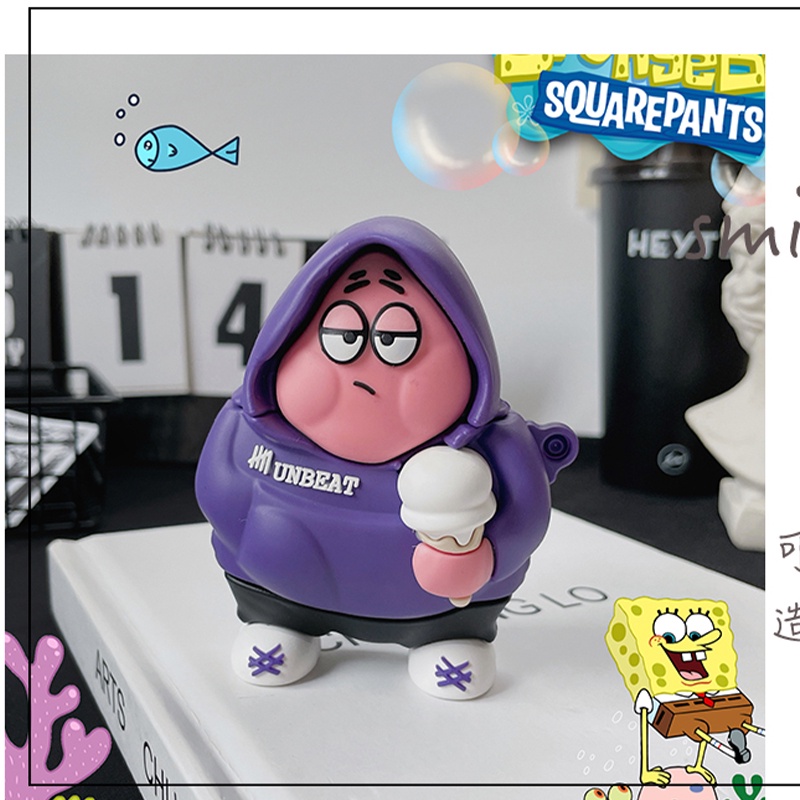 Vỏ Bảo Vệ Hộp Sạc Tai Nghe Airpods 3 Pro 2 3 Họa Tiết Hoạt Hình SpongeBob Dễ Thương Ốp