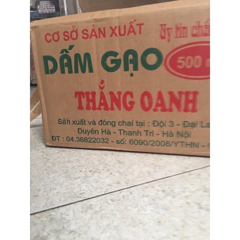 Giấm gạo Thắng Oanh thơm ngon chuẩn hương vị Việt