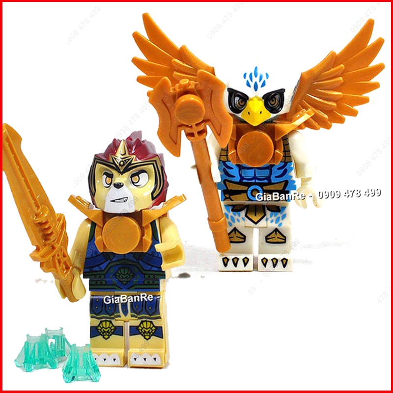 MÔ HÌNH NHÂN VẬT DẠNG LEGO - SƯ TỬ LIMA HOẶC THẦN ƯNG - không hộp - 6471