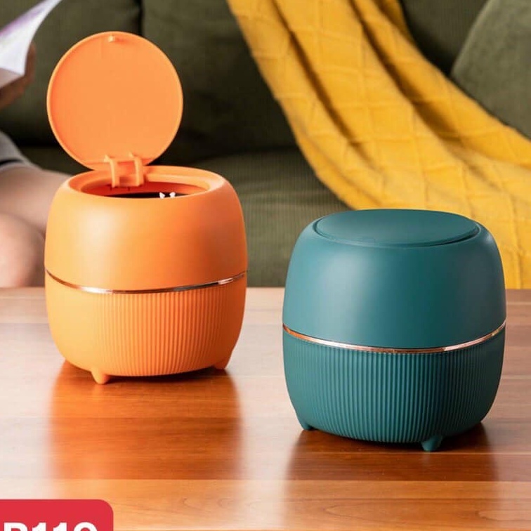 THÙNG RÁC MINI ĐỂ BÀN CÓ NẮP BẬT SIÊU TIỆN DỤNG