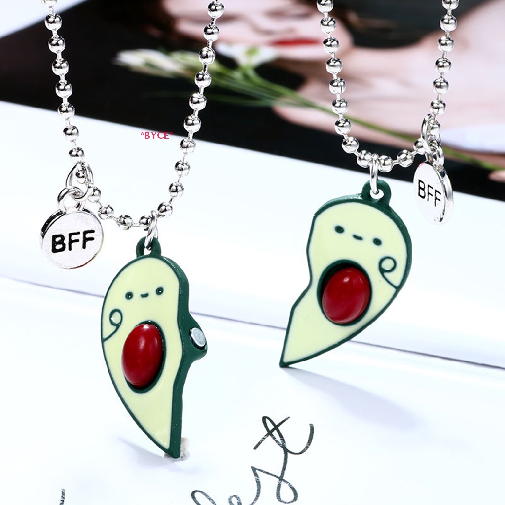 Byce &gt; Vòng Cổ Đôi Trái Bơ Bằng Sắt Thu Hút BFF Nec Mới Cho Trẻ Em