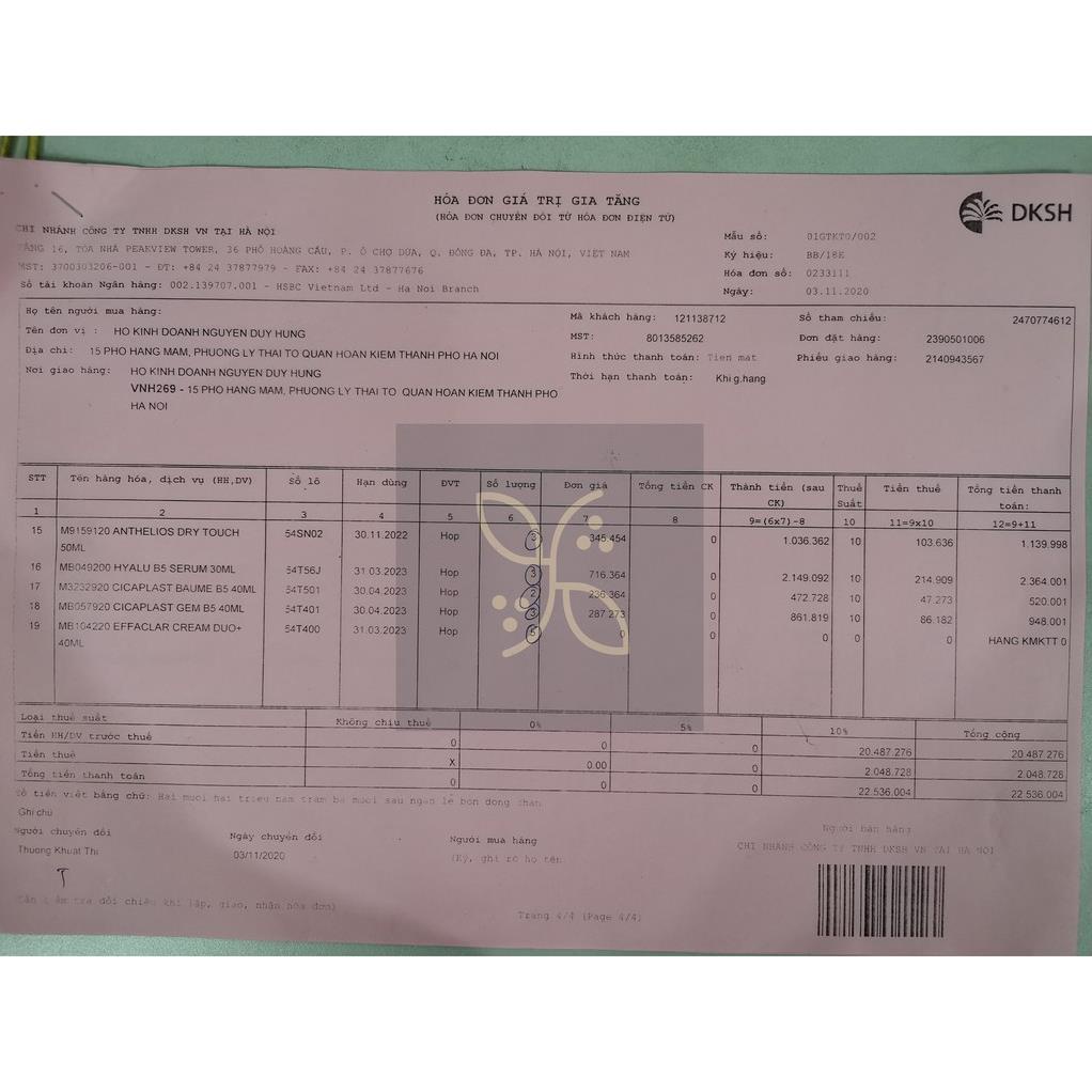 LaRoche-Posay Hyalu B5 Serum - Tinh Chất Cấp Nước Mờ Nhăn Săn Chắc Da 30ml