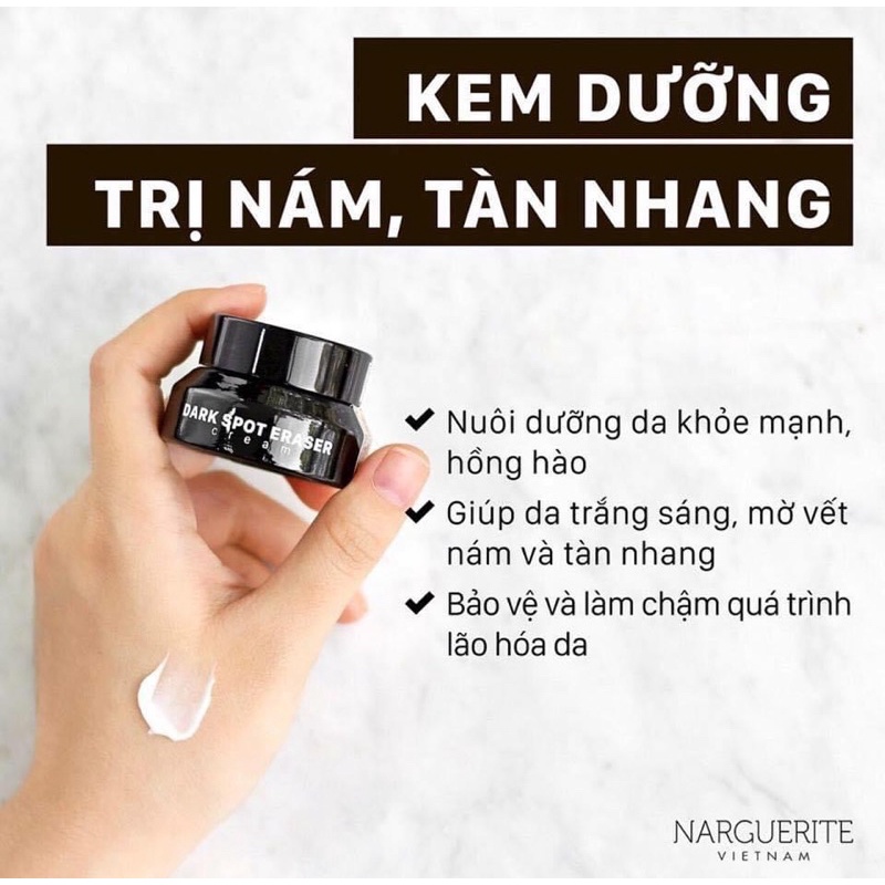 KEM GIẢM NÁM, TÀN NHANG, NGĂN NGỪA LÃO HOÁ DARK SPOT ERASER CREAM NARGUERITE