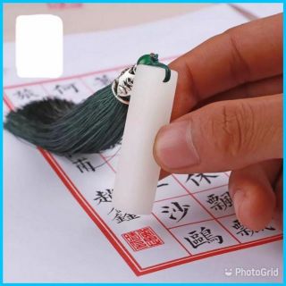 Triện ấn Trung Quốc Bạch Nguyên - Con dấu ấn, triện ấn đá-Mực dấu đỏ chu sa, mực in ấn,mực dùng cho triện ấn Trung Quốc