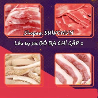 [CÓ SẴN] LẨU TỰ SÔI BA CHỈ BÒ TÊ CAY NHẸ [ SIZE TO