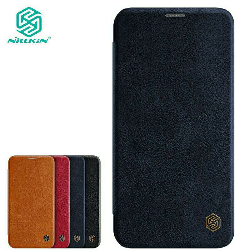 Bao da iPhone 12/ 12 Pro Max/ 12 mini Nillkin Qin Leather chính hãng