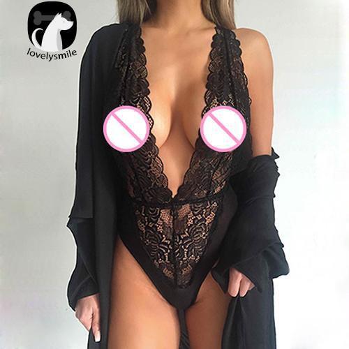 Bodysuit ngủ cổ V sâu | BigBuy360 - bigbuy360.vn