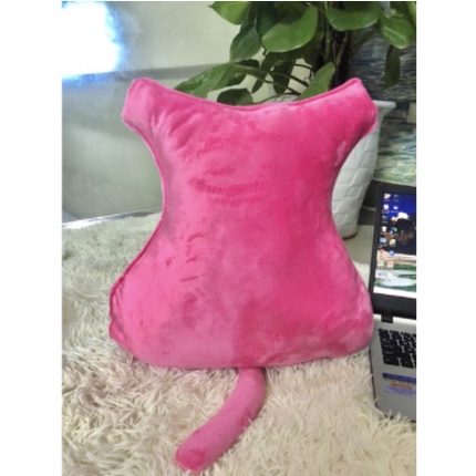Gối ôm, tựa lưng , trang trí sofa mô phỏng hình mèo nhiều màu.