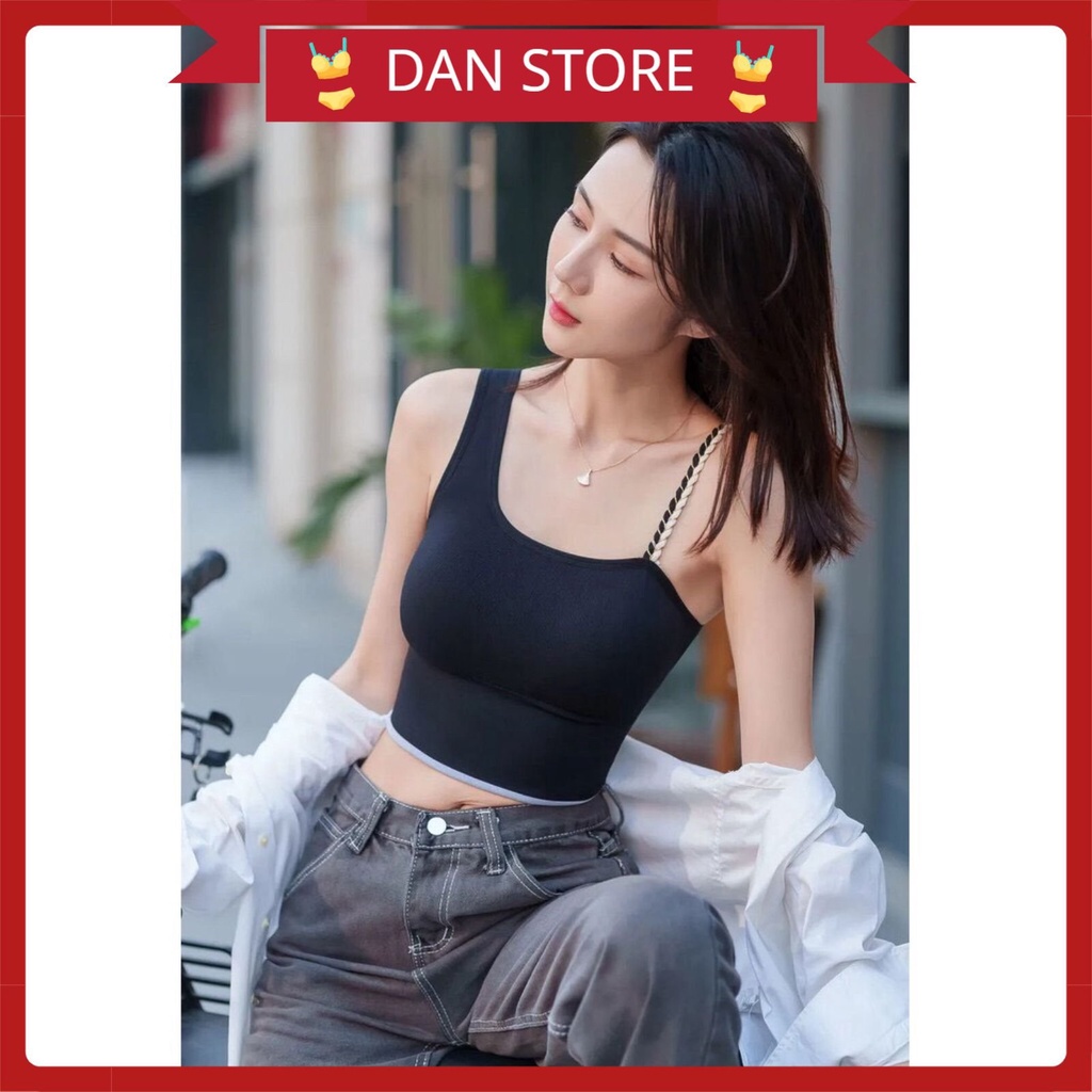 Áo Ngực Nữ - Áo Bra Nữ 2 dây Nâng Ngực kiểu trẻ trung nâng vòng một gợi cảm DAN STORE MÃ Bra 856