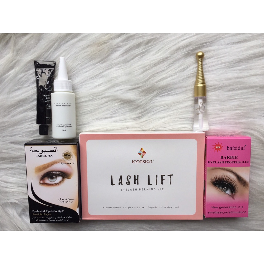 Bộ Uốn mi last lift + phủ đen+ keo bắt trục_dùng uốn mi - dụng cụ nối mi Thúy hà