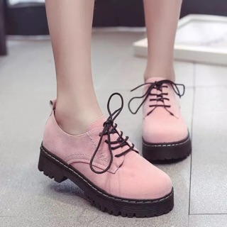 Giày buộc dây đê 2cm