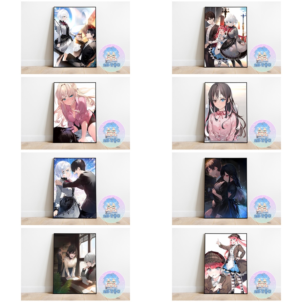 TRANH POSTER A3 ANIME MANGA LIGHT NOVEL THÁM TỬ ĐÃ CHẾT (1)  CHẤT LIỆU GIẤY CAO CẤP - 2D TỘC SHOP