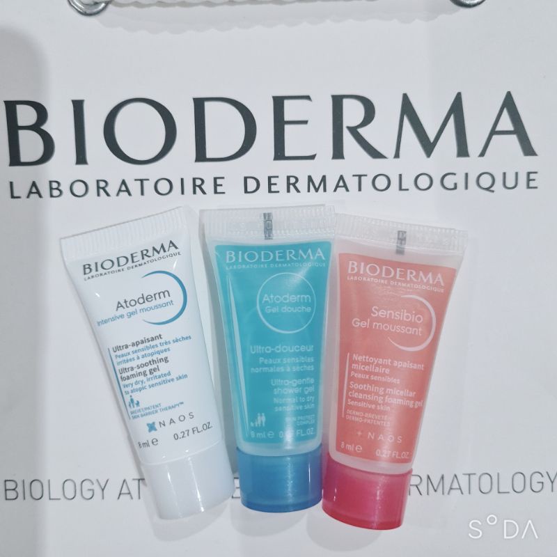 [Mini] Kem dưỡng và sữa rửa mặt Bioderma