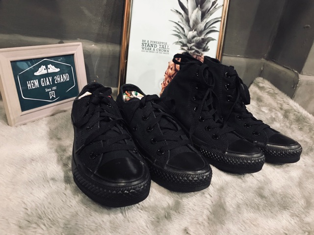 GIÀY CONVERSE CỔ THẤP SIZE 37.5-38/size chân 24cm (Real 100%/2Hand)