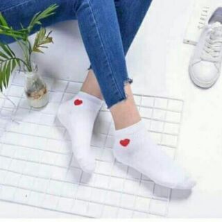 5 đôi tất tim ngắn cổ