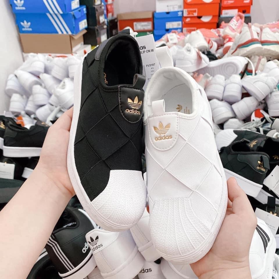 [100% CHÍNH HÃNG] Giày Adidas Superstar Slip-on Chính Hãng - FV3187,FV3186,D96703