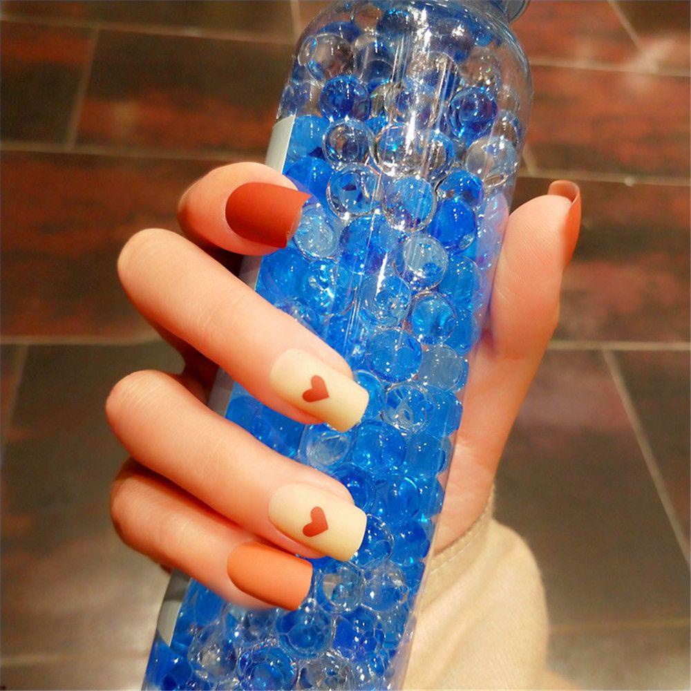 Bộ 24 Móng Tay Giả Hình Trái Tim Thời Trang