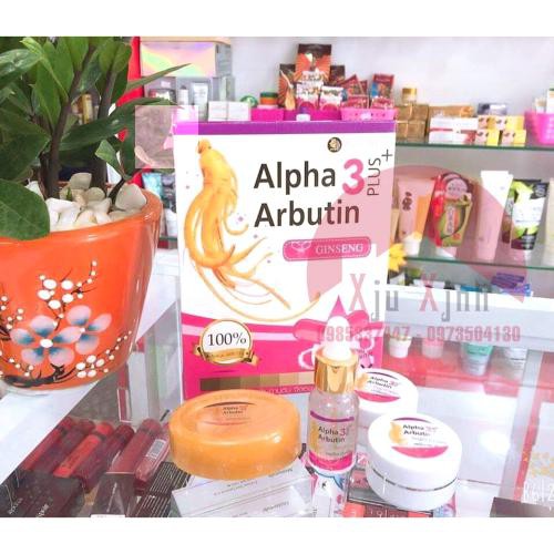 combo alpha arbutin 3plus Ginseng mới nhất