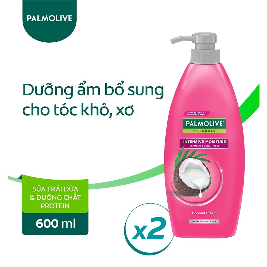 PALMOLIVE DẦU GỘI CÓ DẦU XẢ SUÔN MƯỢT VÀ ÓNG Ả KERATIN CHO TÓC RỐI 180ML