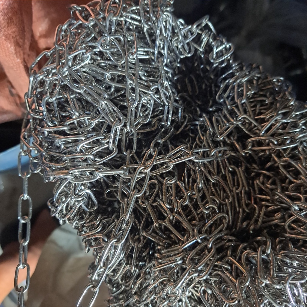 Dây xích inox 304 phi 2 (2mm) dùng để treo đèn, trang trí - CÁP THÉP THÁI BÌNH VINA
