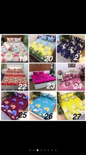 Bộ ga chun kèm 2 vỏ gối
