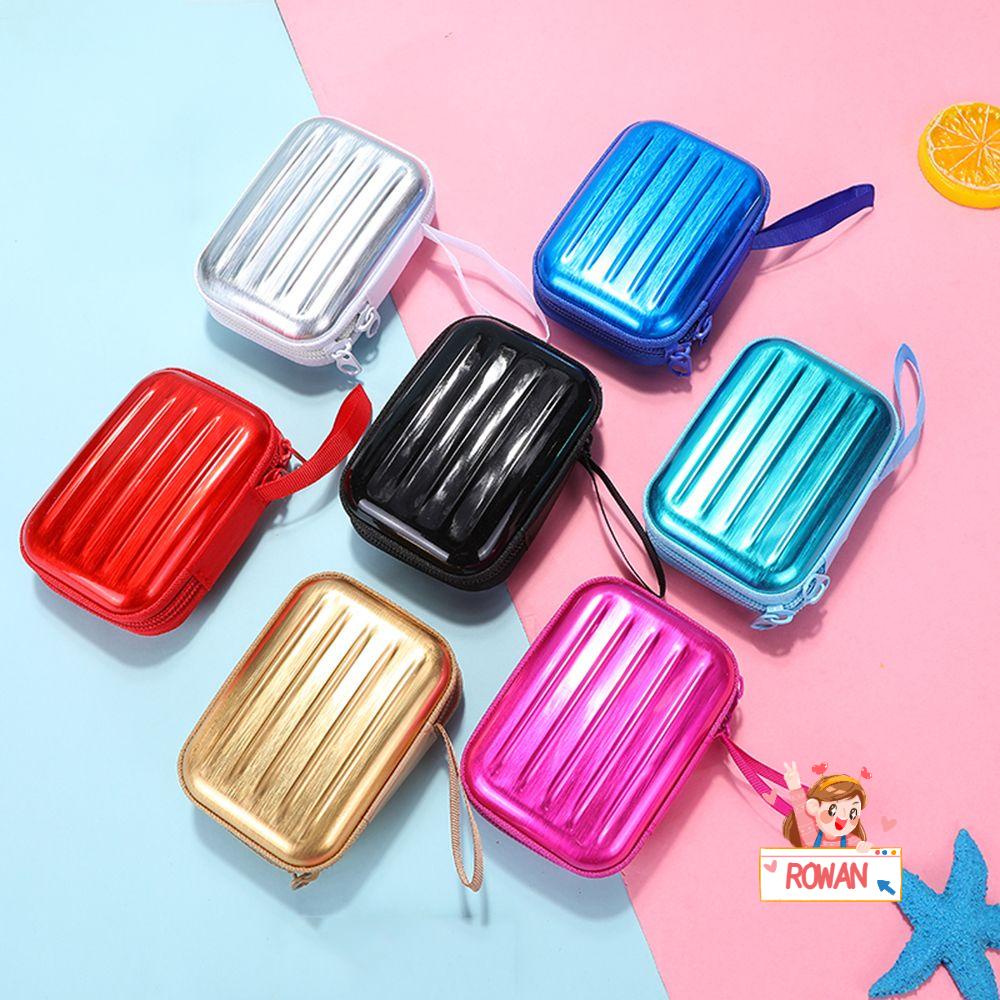 Hộp Tròn Mini Đựng Tiền Xu / Dây Cáp Du Lịch Tiện Dụng Ốp