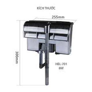 Lọc thác loại lớn HBL701 (bể >=40cm)