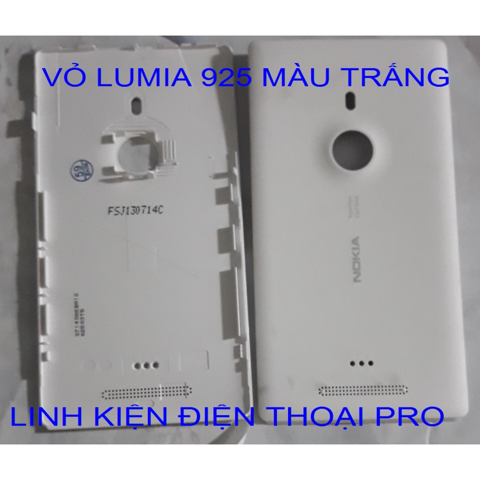 VỎ LUMIA  925 MÀU TRẤNG