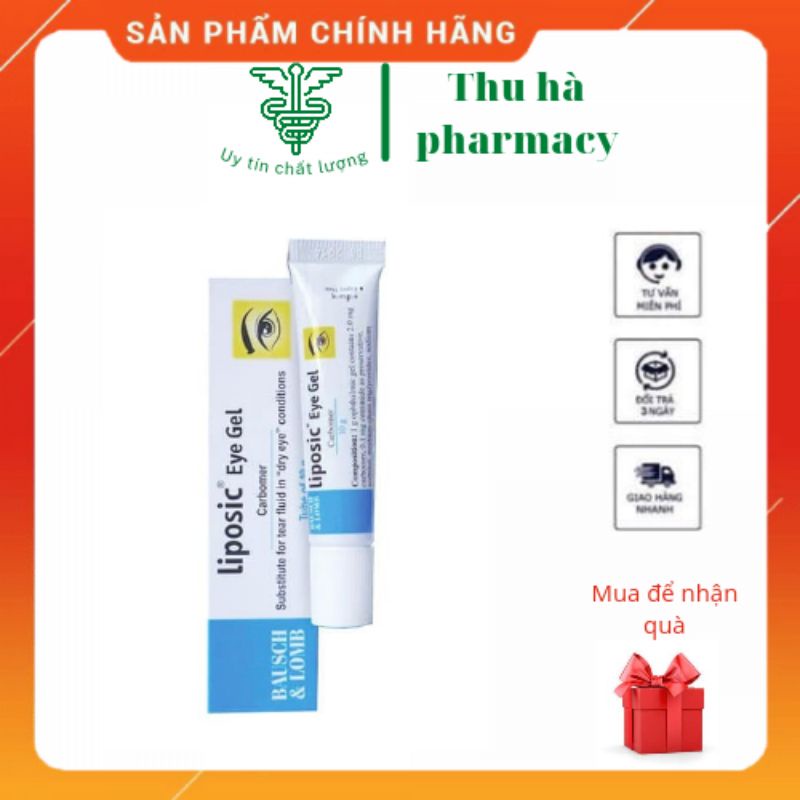 Tra mắt Liposic Eye Gel 10g (date 04/2024 )