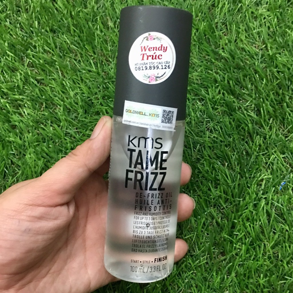 TINH DẦU CHỐNG XÙ CHỐNG RỐI GIÚP TÓC VÀO NẾP KMS TAME FRIZZ DE-FRIZZ OIL  100ML