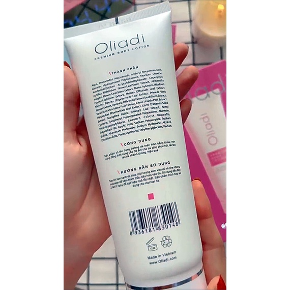 Kem Body Oliadi Nano Phân Tử SPF25+ Dưỡng Ẩm Trắng Da Nuôi Dưỡng Làn Da Mềm Mại Tuýp 200ml - Chính Hãng | BigBuy360 - bigbuy360.vn