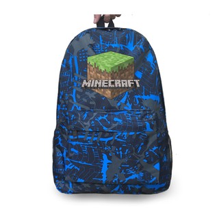 Balo Camo MineCraft Chất liệu vải chống nhăn, chống thấm cao cấp