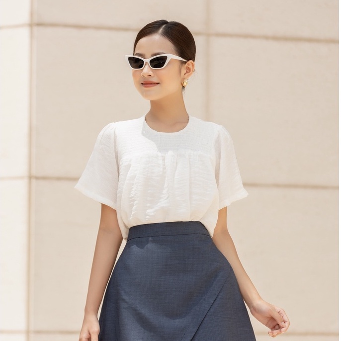 OLV - Áo Vivian White Top