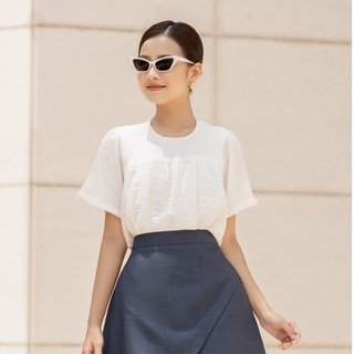 Olv - áo vivian white top