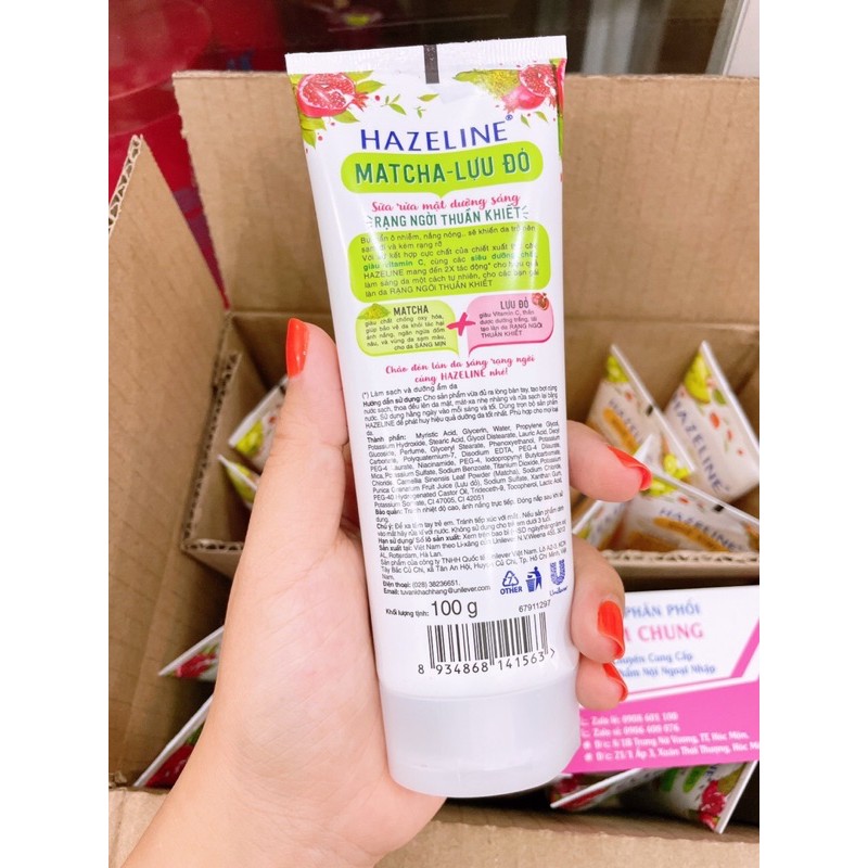 Sữa rửa mặt Hazelin (Nghệ kiwi, Matcha lựu đỏ) | BigBuy360 - bigbuy360.vn