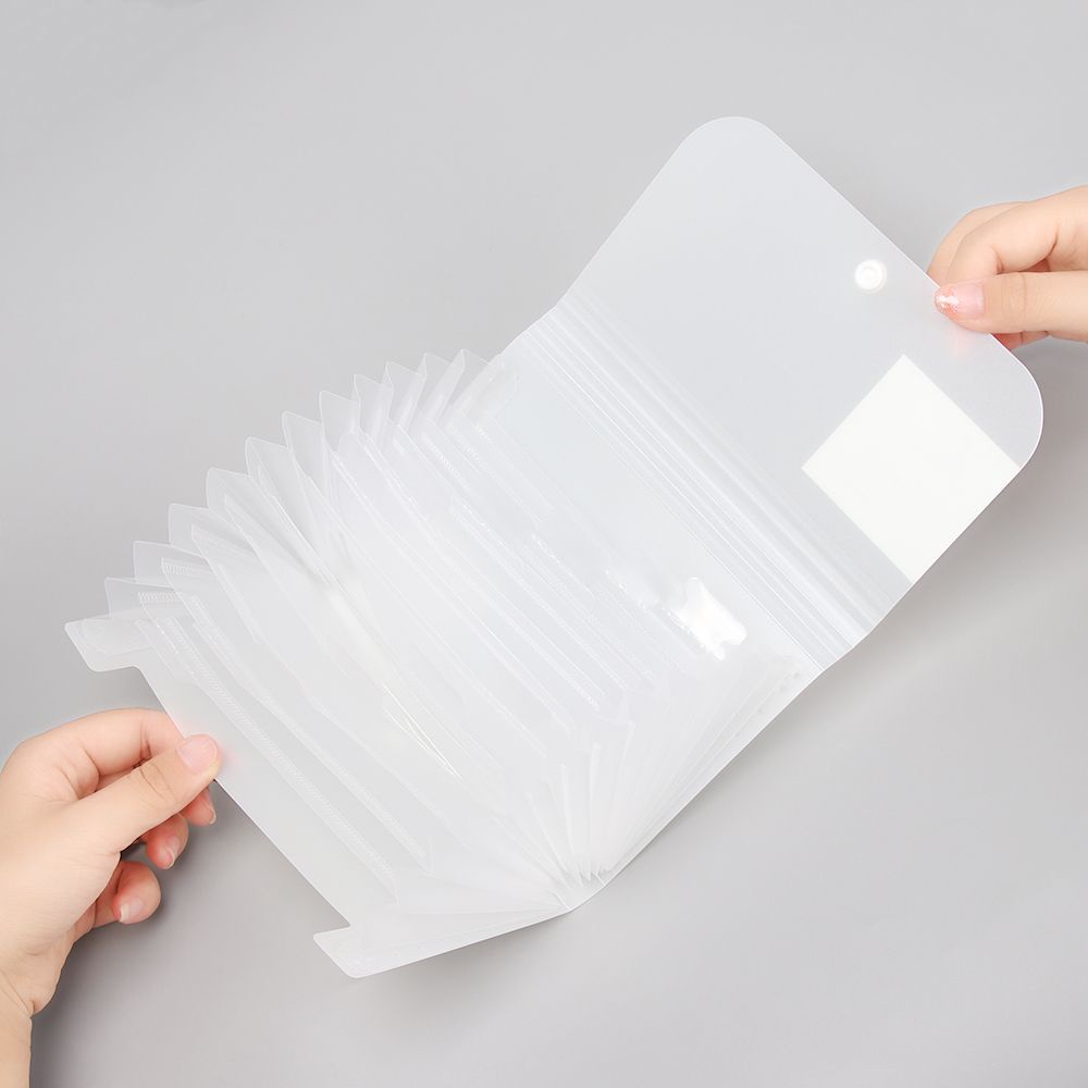 Túi nhựa đựng tài liệu 12 ngăn khổ A6 thời trang