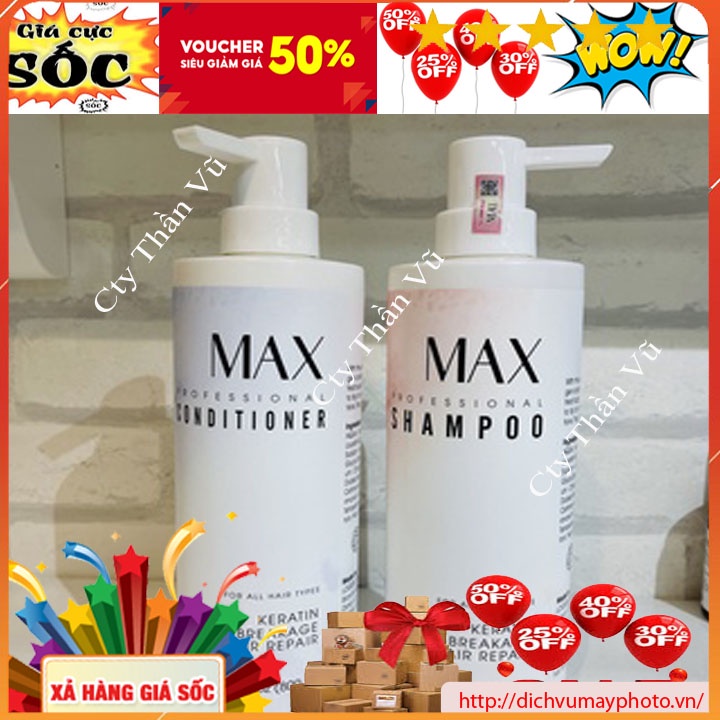Dầu Gội Xả Max Tokyo Phục Hồi Tóc Hư Tổn Kích Thích Mọc Tóc kholinhkienmayin
