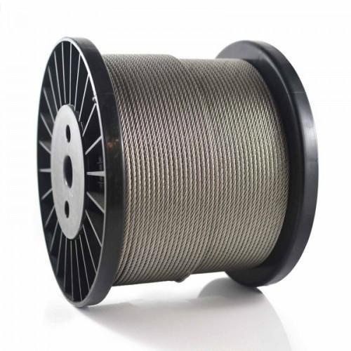Dây cáp inox 304  dùng để làm dây phơi quần áo, dây phơi đồ, dây thép không gỉ - Cơ Khí Liên Sơn
