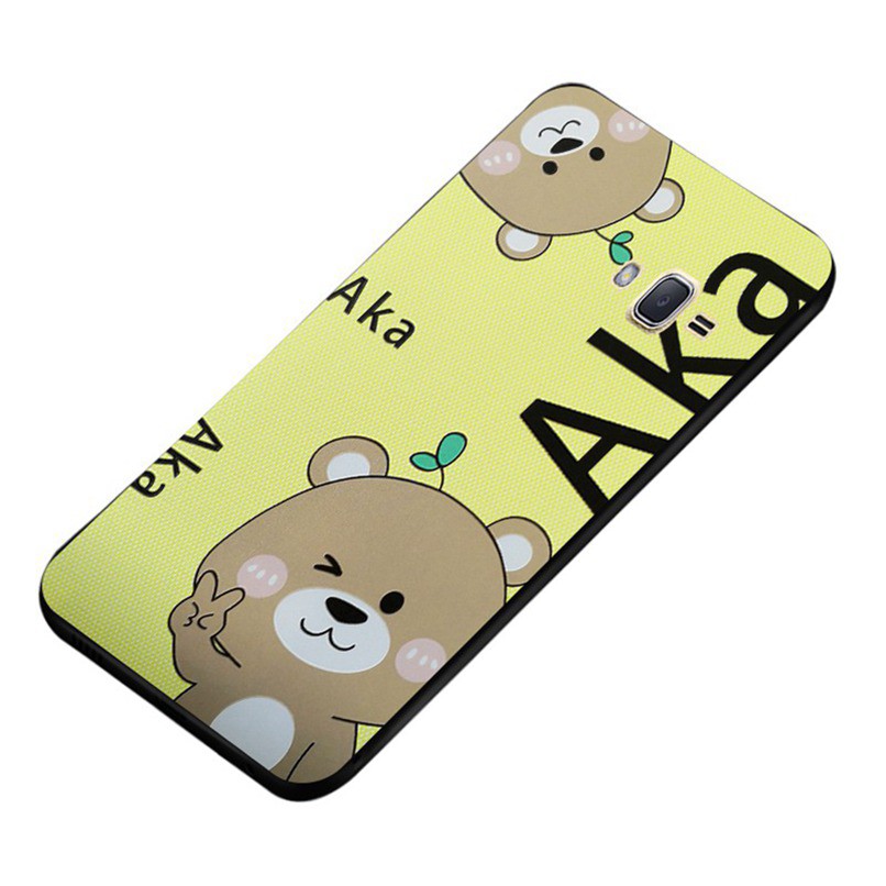 Samsung Galaxy A3 A5 A7 A8 J1 Ace J2 J3 J5 J7 2015 2016 Bear Silicon Case