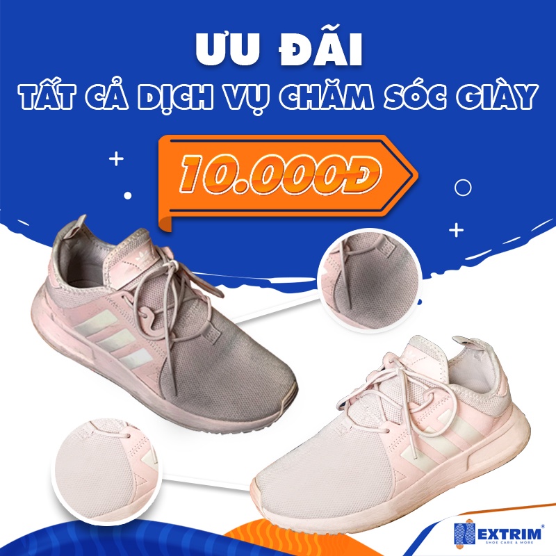 [Mã BMLTM50 giảm đến 50K đơn 99K] HCM [E-voucher] - Vệ sinh giày EXTRIM GIẢM 10K tất cả dịch vụ Chăm sóc giày