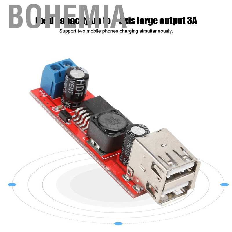 POWER Mô Đun Biến Áp 9v / 12v 24v 36v Sang 5vdc 3a