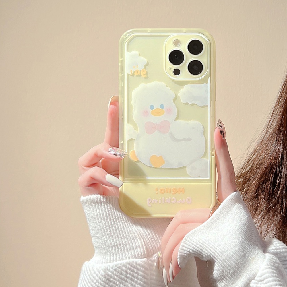 Ốp Điện Thoại Mềm Chống Sốc Hình Thú Hoạt Hình Dễ Thương Cho iPhone 13 12 11 Pro XS Max X XR 7 8 plus