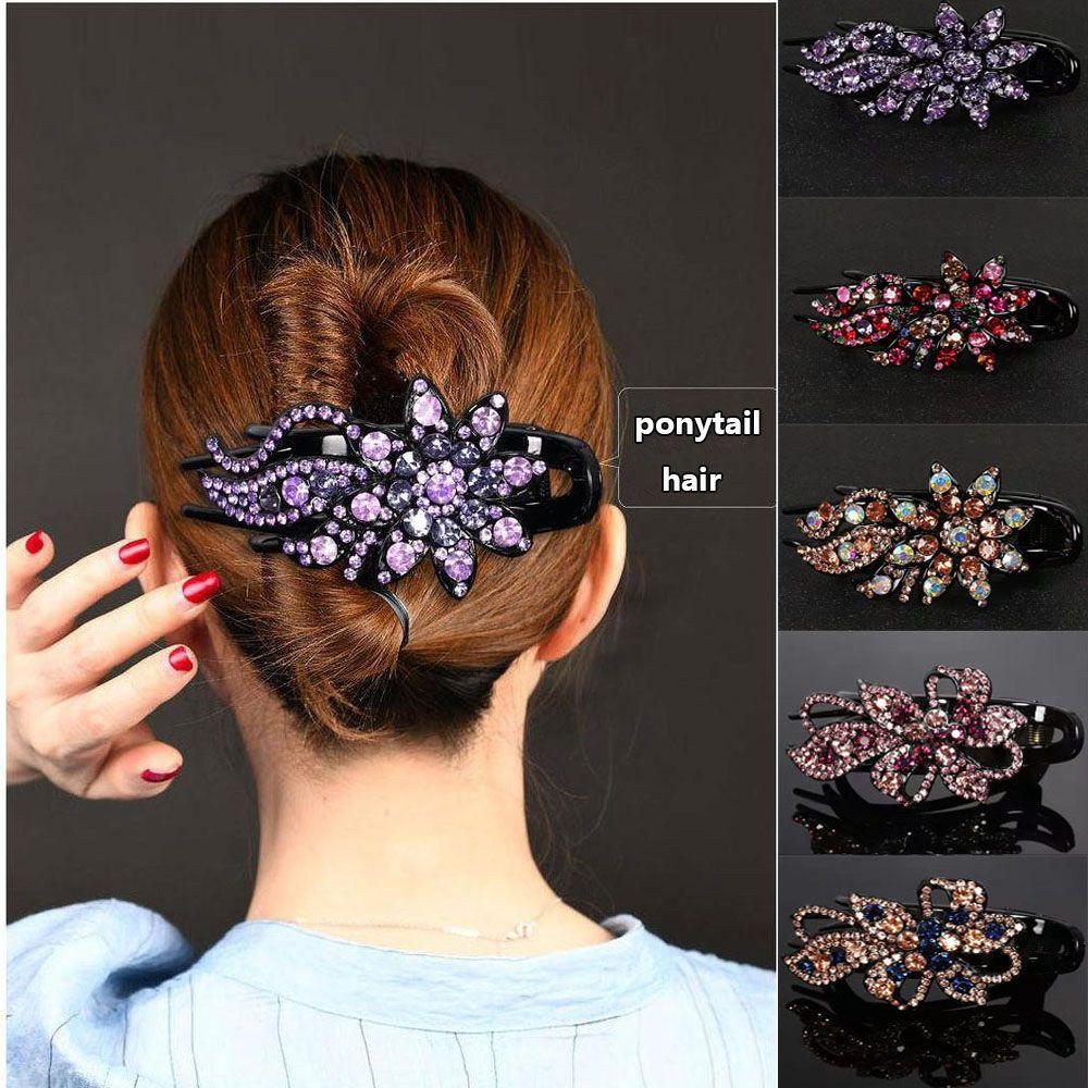 Pinevn 1 Cái|Kẹp Tóc Mỏ Vịt Thiết Kế Tinh Tế Cho Nữ