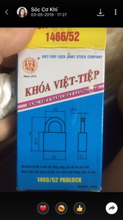 Khoá Việt Tiệp 6-8-10