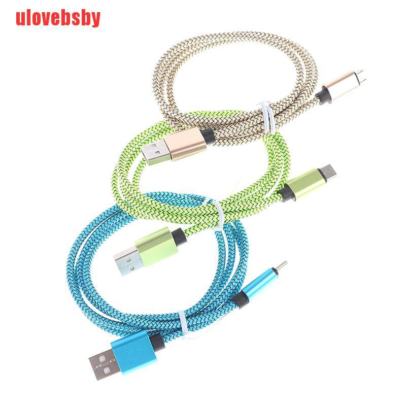 [ulovebsby]TYPE C and android Cable 1M Fast Charger Data usb Cables For mobile phone