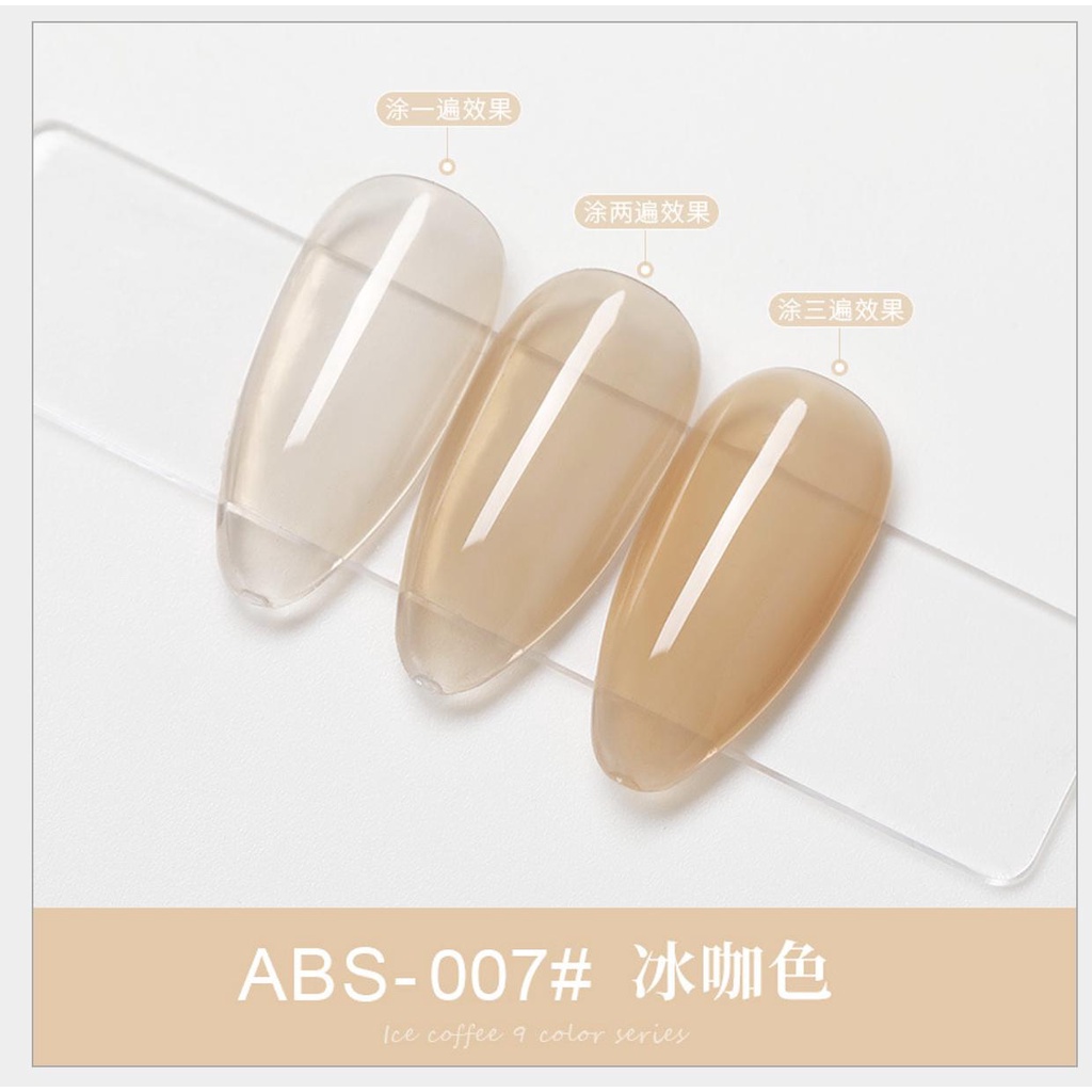 Sơn Gel AS Mẫu Mới Chai Đỏ Mã ABS 15ml Chính Hãng